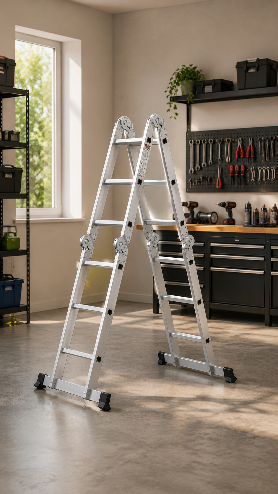 Entdecke unsere Aluminium Multifunktionsleiter