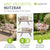 Polyrattan Multifunktionsbank Calvia Schwarz/Grau/Creme