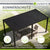 Lamellendach Tahiti 3 x 5,9 m inkl. 2x Seitenwand 3 m