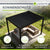 Lamellendach Tahiti 3 x 4 m inkl. 1x Seitenwand 3 m