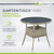 Runder Polyrattan Gartentisch Yoro