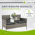 Polyrattan Sitzbank Monaco