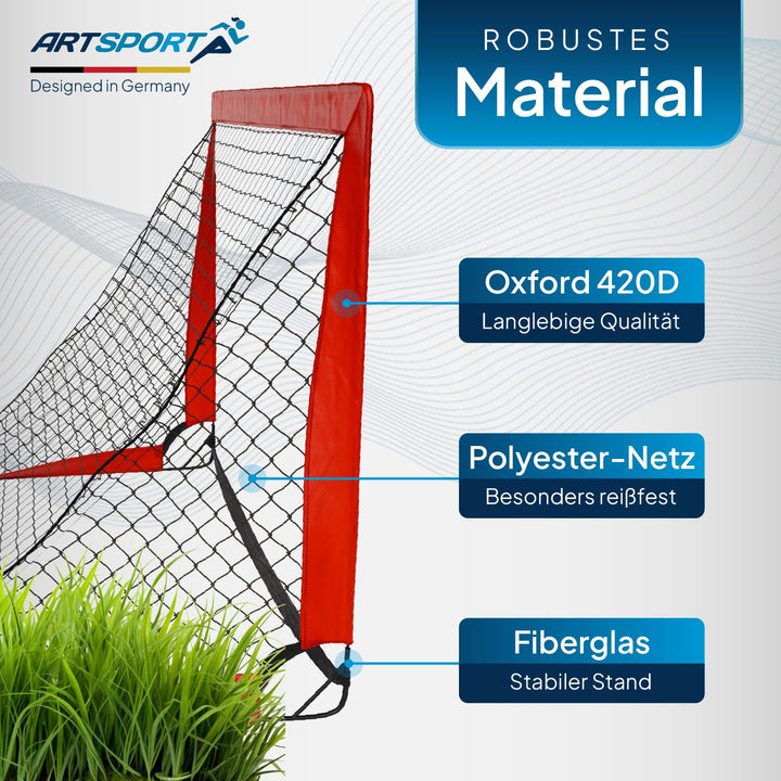 Pop-Up Fußballtor 2er Set Goal Master