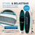 Stand Up Paddling Board mit Kajaksitz