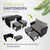 2in1 Polyrattan Gartenmöbel Jamaika