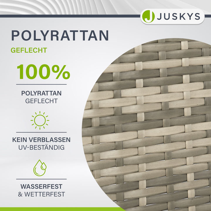 Runder Polyrattan Gartentisch Yoro