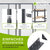 Eckregal Corner Easy 160 x 75 x 40-75 cm
