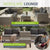 Gartenlounge für 4 Personen Santorini