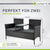 Polyrattan Sitzbank Monaco