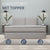 Boxspringbett Detroit - Chenille-Stoff