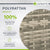 Runder Polyrattan Gartentisch Yoro