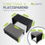 2in1 Polyrattan Gartenmöbel Jamaika