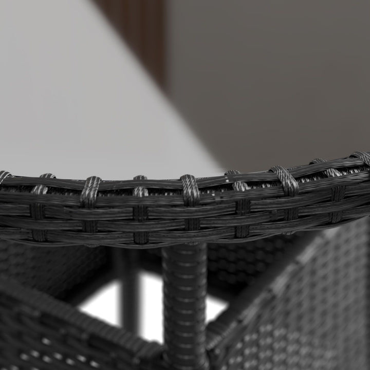 Runder Polyrattan Gartentisch Yoro