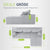 Sofa Coredo mit Cord Bezug & Dekokissen