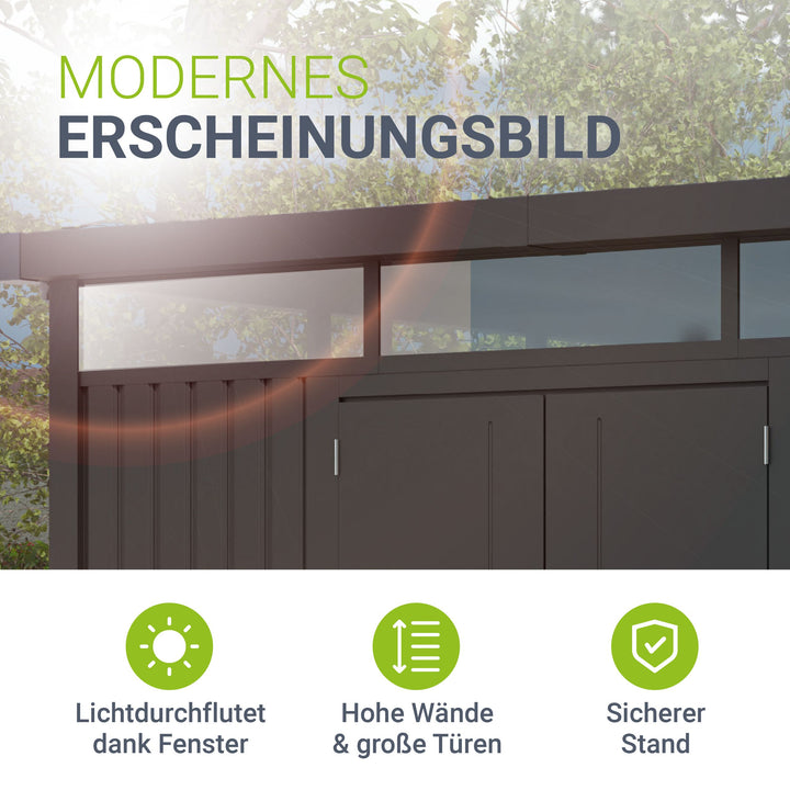 Metall Gerätehaus Luzern Pro