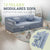 Kindersofa Kayo mit Cord Bezug & Kissen
