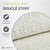 Boxspringbett Manitoba - Bouclé-Stoff