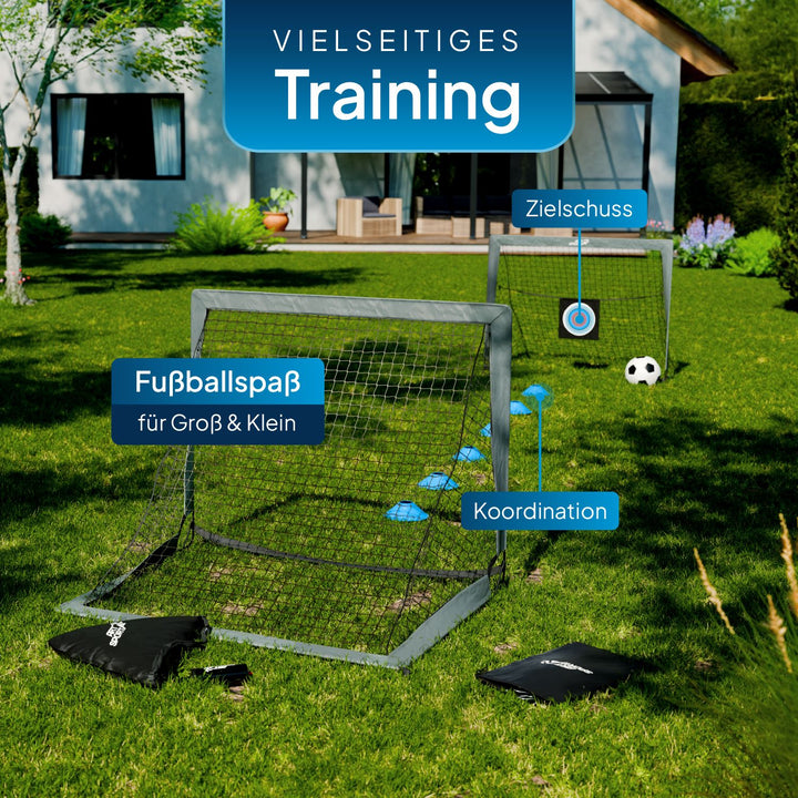 Pop-Up Fußballtor 2er Set Goal Master
