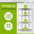 Eckregal Corner Easy 160 x 75 x 40-75 cm