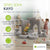 Kindersofa Kayo mit Cord Bezug & Kissen