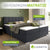 Boxspringbett Seattle - Malmo-Stoff