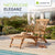 Gartenliege klappbar Evia