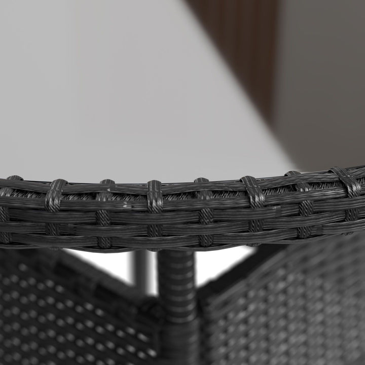 Runder Polyrattan Gartentisch Yoro