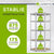 Eckregal Corner Basic 180 x 70 x 40 cm