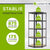 Eckregal Corner Basic 180 x 70 x 40 cm