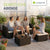 Polyrattan Lounge Punta Cana