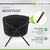 Drehstuhl Clyde mit Cord