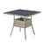 Eckiger Polyrattan Gartentisch Yoro