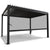 Lamellendach Tahiti 3 x 4 m inkl. 1x Seitenwand 4 m