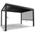 Lamellendach Tahiti 3 x 4 m inkl. 1x Seitenwand 3 m