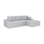 Sofa Coredo mit Cord Bezug & Dekokissen