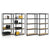 Lagerregal Basic 2er bis 8er Set 180 x 90 x 40 cm