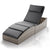Faltbare Polyrattan Sonnenliege Lamia