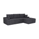Sofa Coredo mit Cord Bezug & Dekokissen