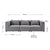 Modulares Sofa Domas M - 3 Sitzer