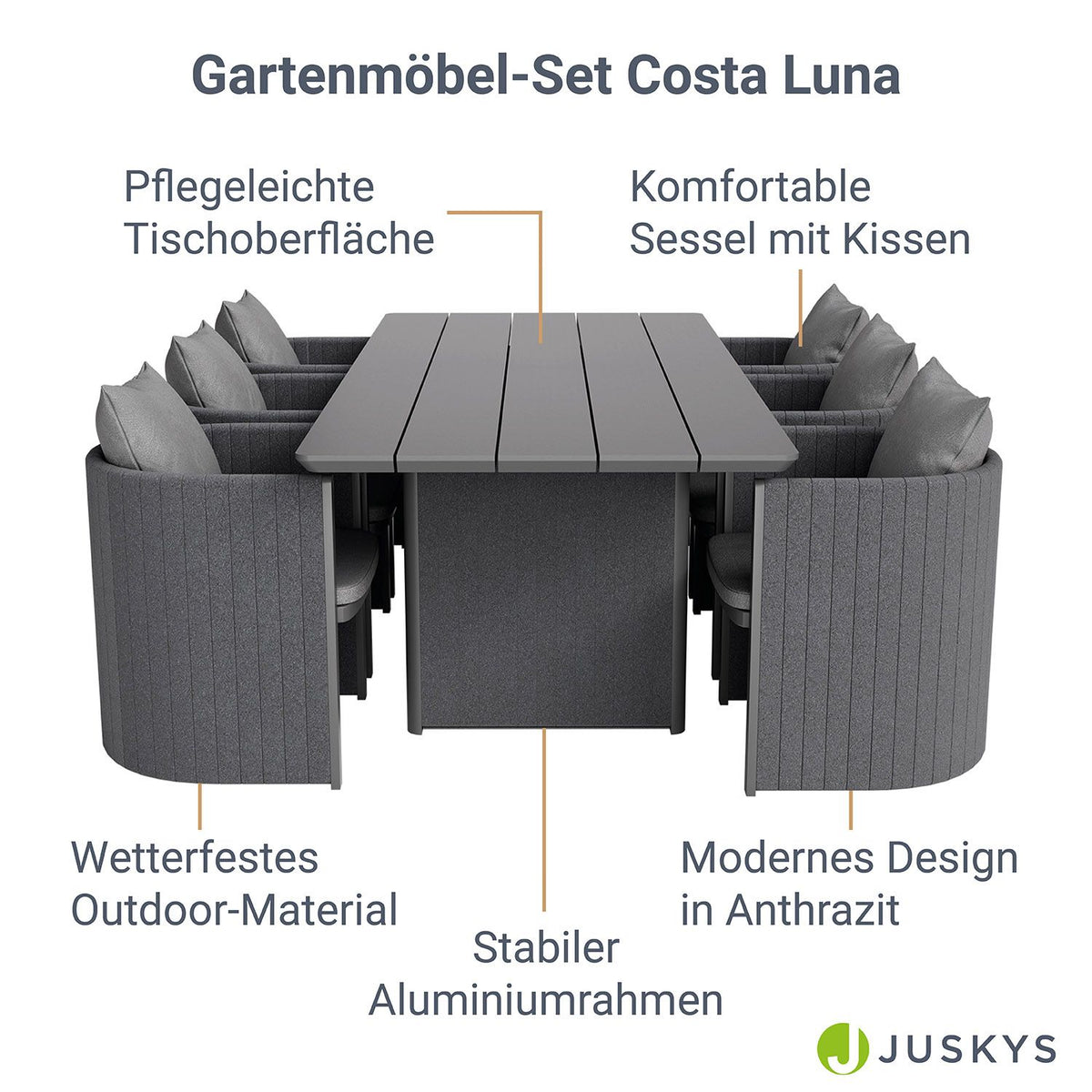 Premium Sitzgruppe Costa Luna