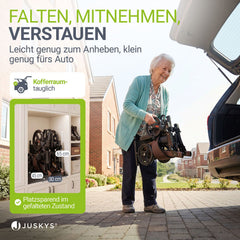 Aluminium Rollator Vital mit Sitz