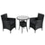 Polyrattan Balkon Set Bayamo