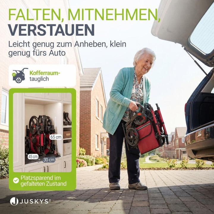 Aluminium Rollator Vital mit Sitz