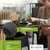 Eckiger Polyrattan Gartentisch Yoro