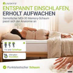 Orthopädischer Matratzentopper aus Memoryschaum