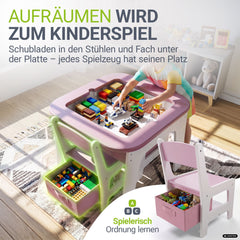 Spieltisch mit zwei Stühlen Milou