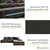 Sofa Davos mit LED