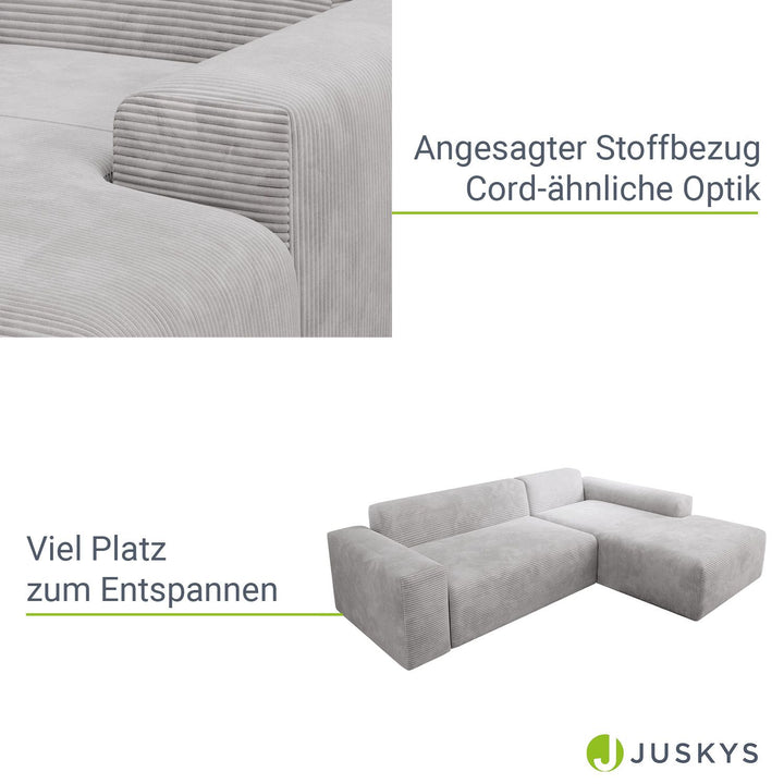 Sofa in L-Form Vals