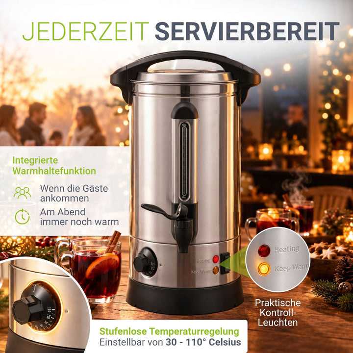 Glühweinkocher Teramo 7l oder 10l