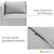 Modulares Sofa Domas XL - 4 Sitzer